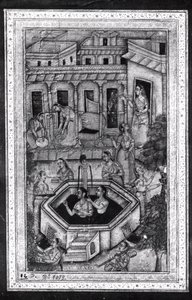 Women Bathing by Persian School